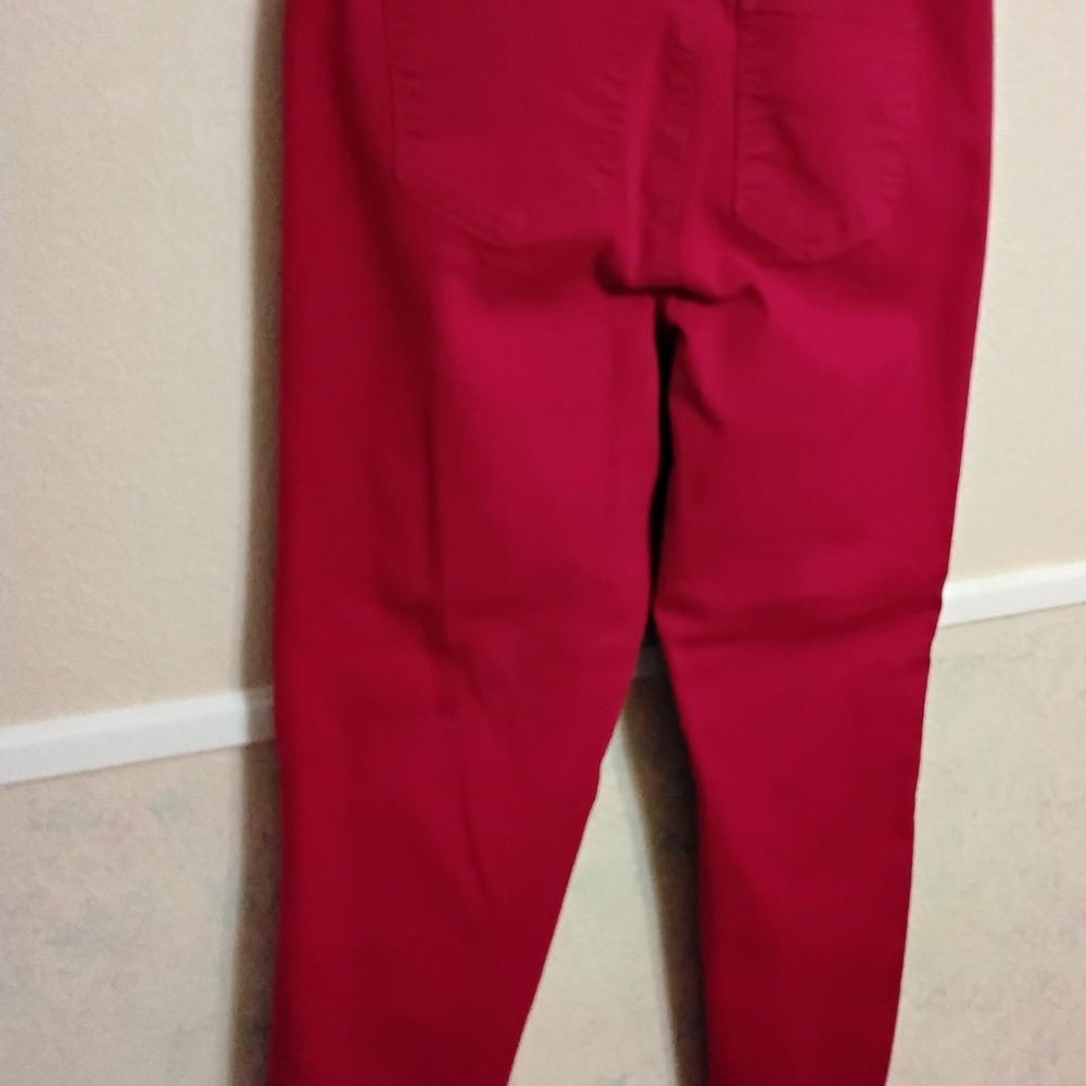 Westport Cherry Red Straight Pants